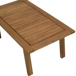 Salon de jardin 5 places BONIFACIO acacia huilé VICK