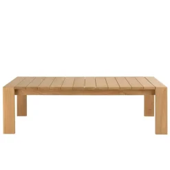 Salon de jardin 6 places en rotin synthétique ajouré beige VALERIA