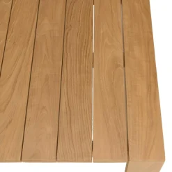 Salon de jardin 6 places en rotin synthétique ajouré beige VALERIA