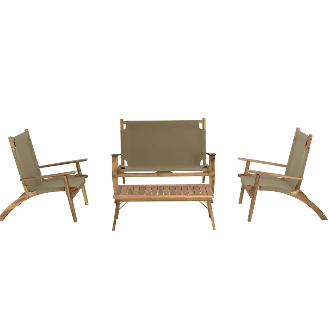 Salon de jardin en bois acacia