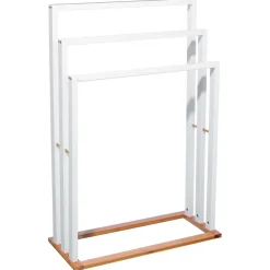 Sèche Serviette en Bambou Blanc