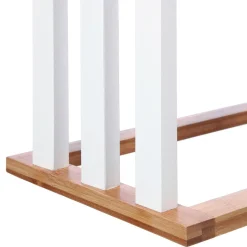 Sèche Serviette en Bambou Blanc