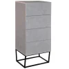 Semainier Logam 4 tiroirs Marbre