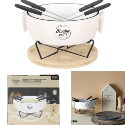 Service À Fondue Chauffe-Plat Et Pique X4 M4voir