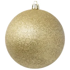 Set 6 boules déco doré