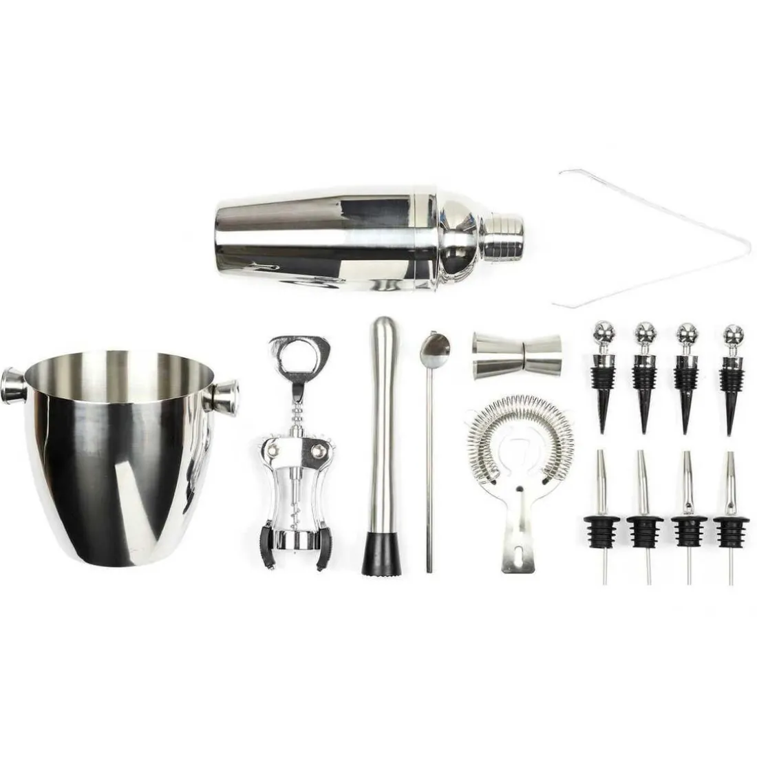 Set A Cocktail 16 Accessoires en Métal