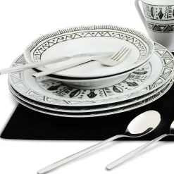 Set de 72 pièces Motif aztèque noir