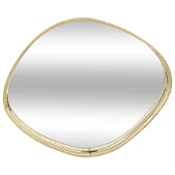 Set de 3 plateaux en métal doré