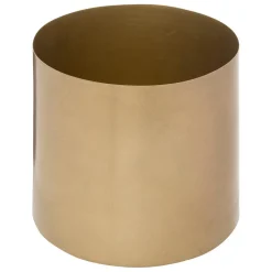 Set de 3 pots en métal doré MAX