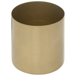 Set de 3 pots en métal doré MAX