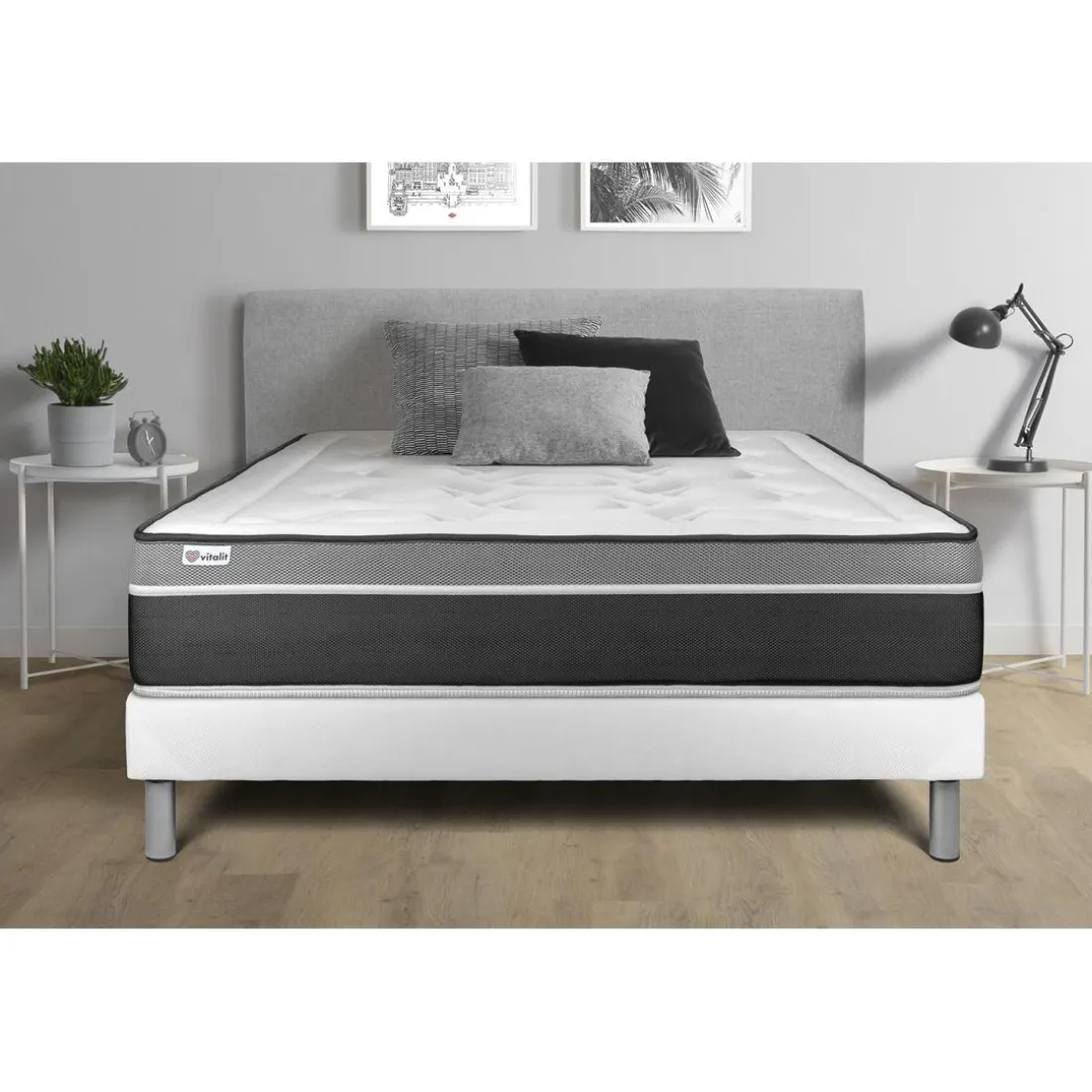 Sommier VITALYSOM Blanc