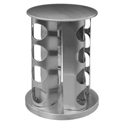 Support rotatif inox 16 pots à épices