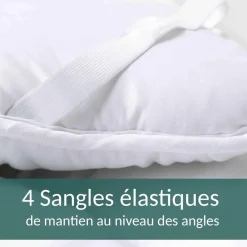 Surmatelas plumes Blanc