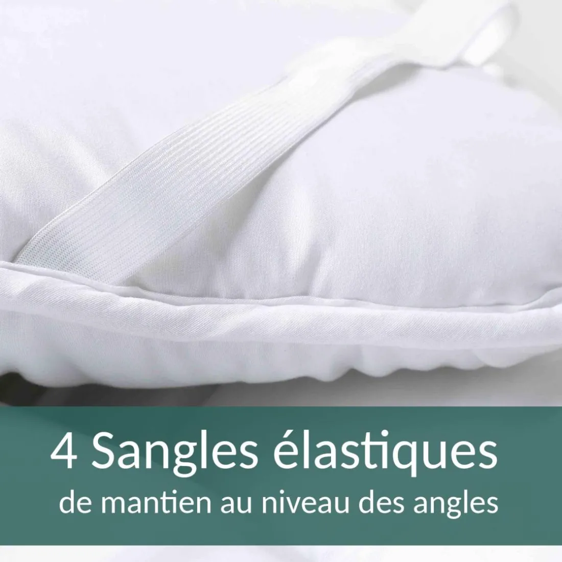 Surmatelas plumes Blanc