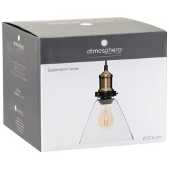 Suspension en verre conique