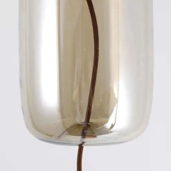 Suspension LED ODALYS Verre Transparent Fumé