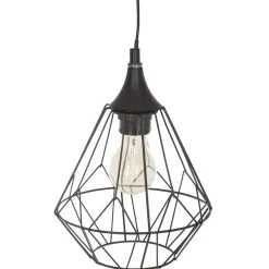 Suspension métal fil D19 H24 noir