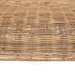 Suspension Ori naturel D58cm beige en rotin