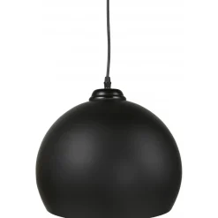 Suspension Sphère en Métal Noir TEMPT
