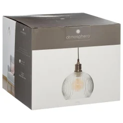 Suspension Verre Transparent Laye D. 20 cm