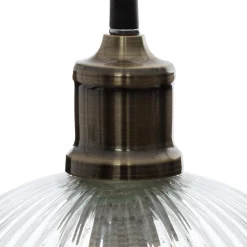 Suspension Verre Transparent Laye D. 20 cm