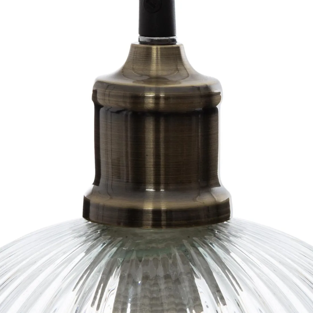 Suspension Verre Transparent Laye D. 20 cm