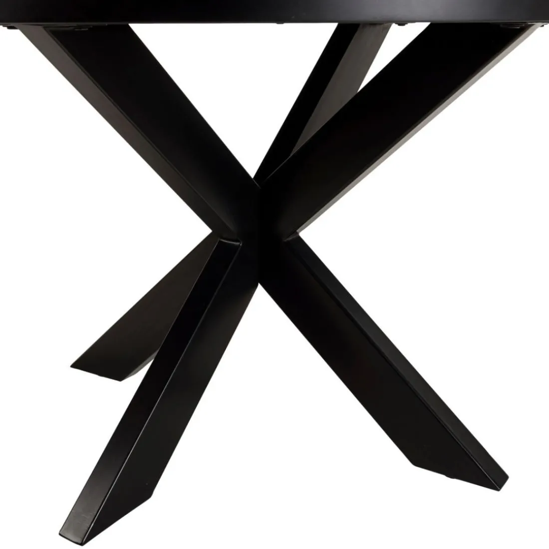 Table à manger 4 places couleur rouille effet pierre BASILE