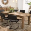 Table À Manger ANDRIAN Bois Pin Recyclé 200 X 90 Cm