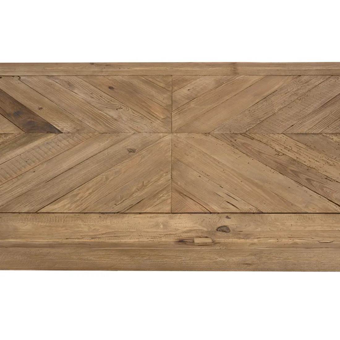 Table À Manger ANDRIAN Bois Pin Recyclé 200 X 90 Cm