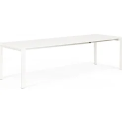 Table à Manger blanche 2 rallonges KIMMIE