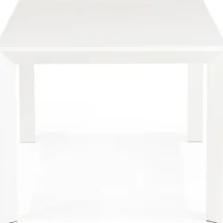 Table à Manger blanche 2 rallonges KIMMIE