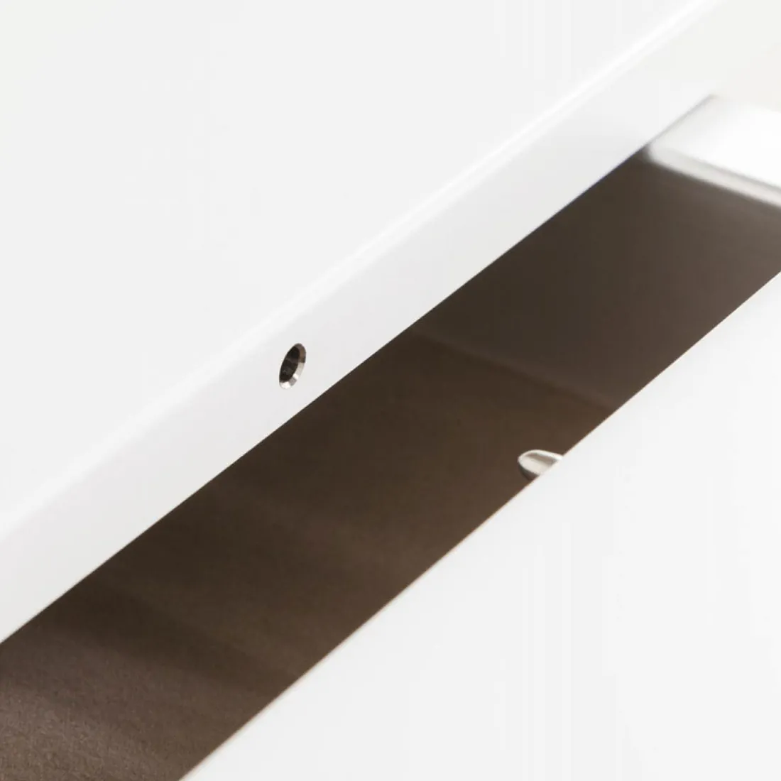 Table à Manger blanche 2 rallonges KIMMIE