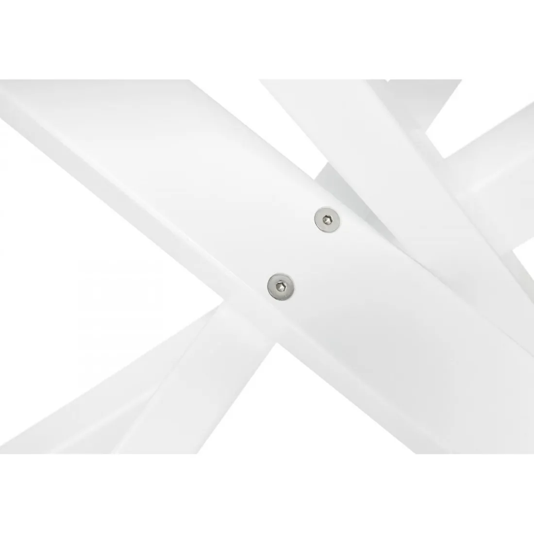 Table à Manger Couleur Naturel Métal Blanc ROYALTY