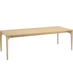 Table à manger extensible naturelle pieds en chêne massif MAXENCE