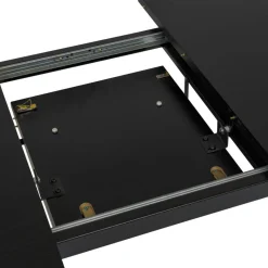 Table à manger extensible Aubrey noir