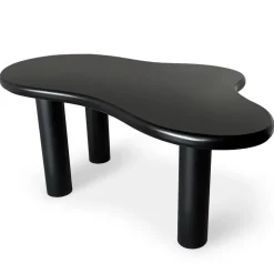 Table à manger forme nuage asymétrique VALDO Noir