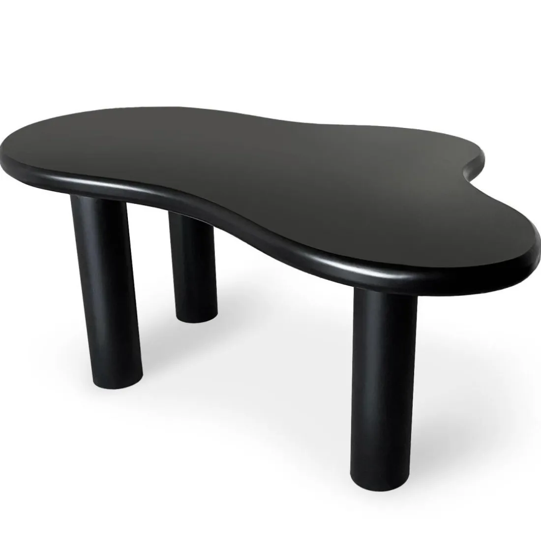 Table à manger forme nuage asymétrique VALDO Noir