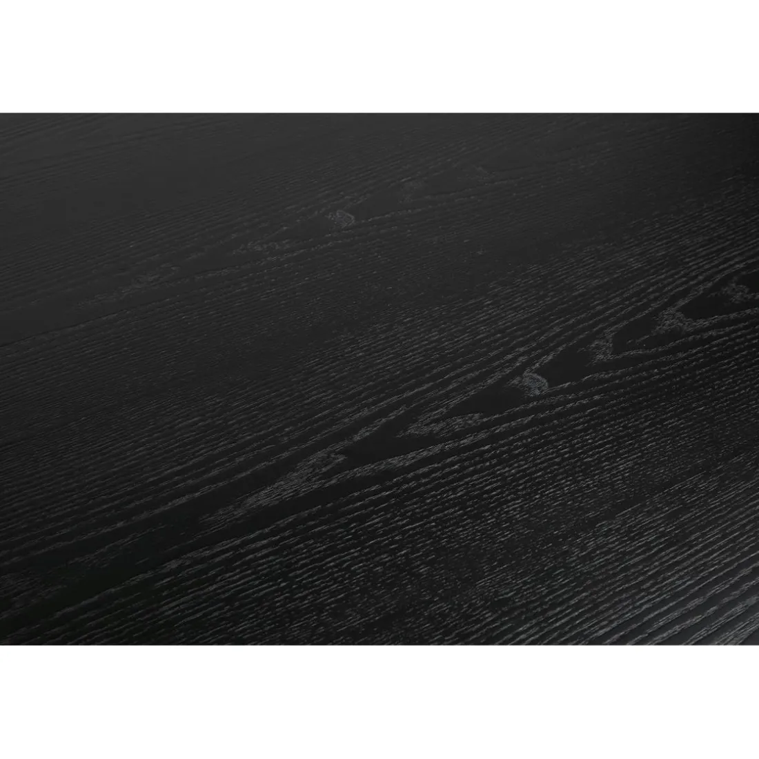 Table à Manger Piétement en Métal Noir POTZ Noir