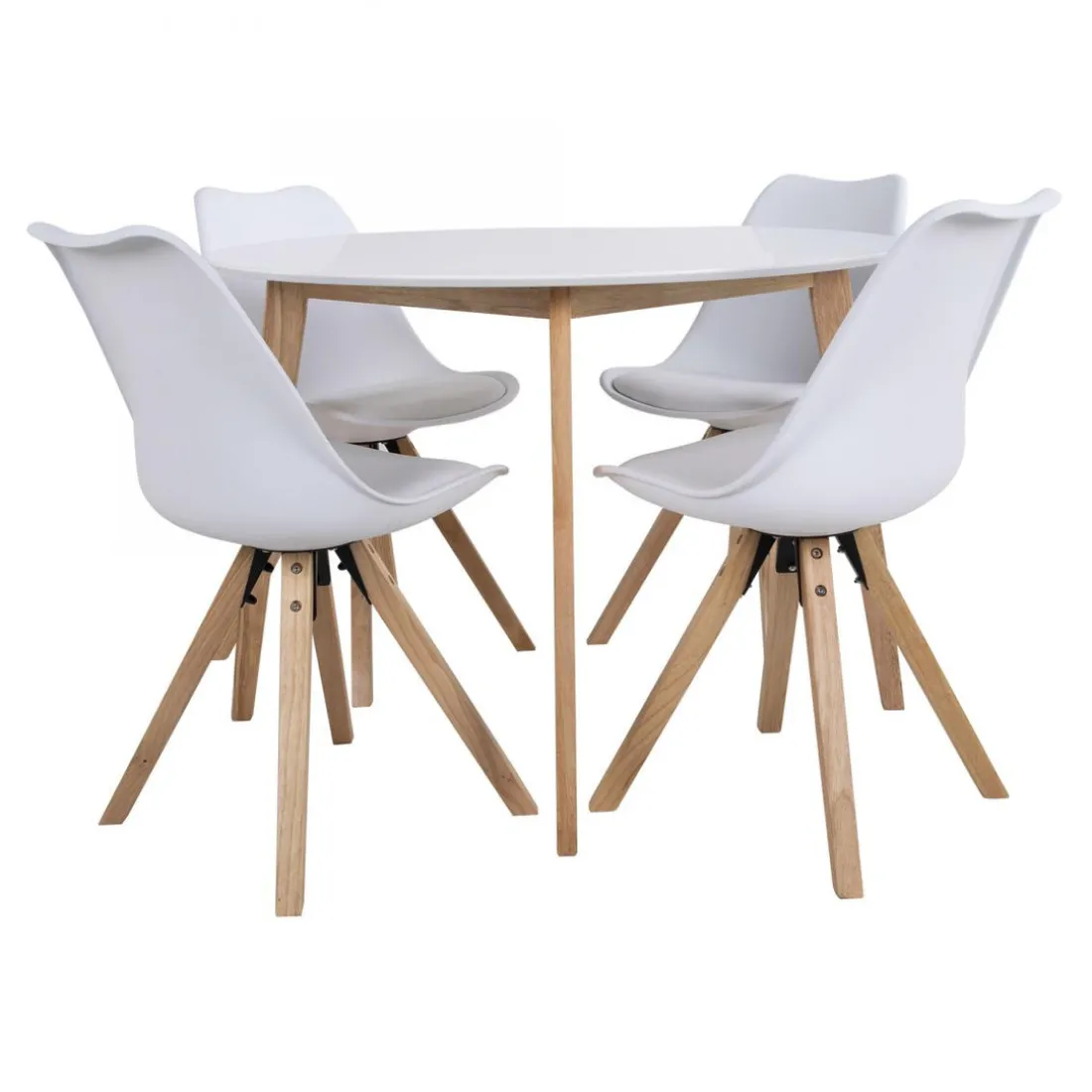 Table à Manger plateau rond en bois VOJENS