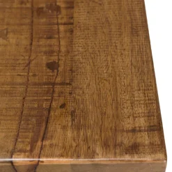 Table à manger rectangulaire en bois mahogany KIARA