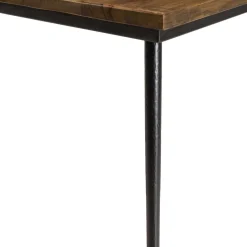 Table à manger rectangulaire en bois mahogany KIARA