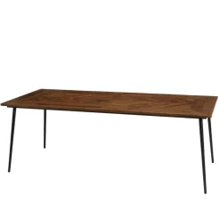 Table à manger rectangulaire en formes géométriques KIARA