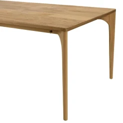 Table à manger rectangulaire en teck recyclé MAXENCE