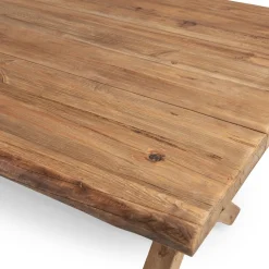 Table à manger rectangulaire bois Pin recyclé.