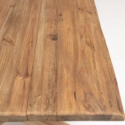 Table à manger rectangulaire bois Pin recyclé.