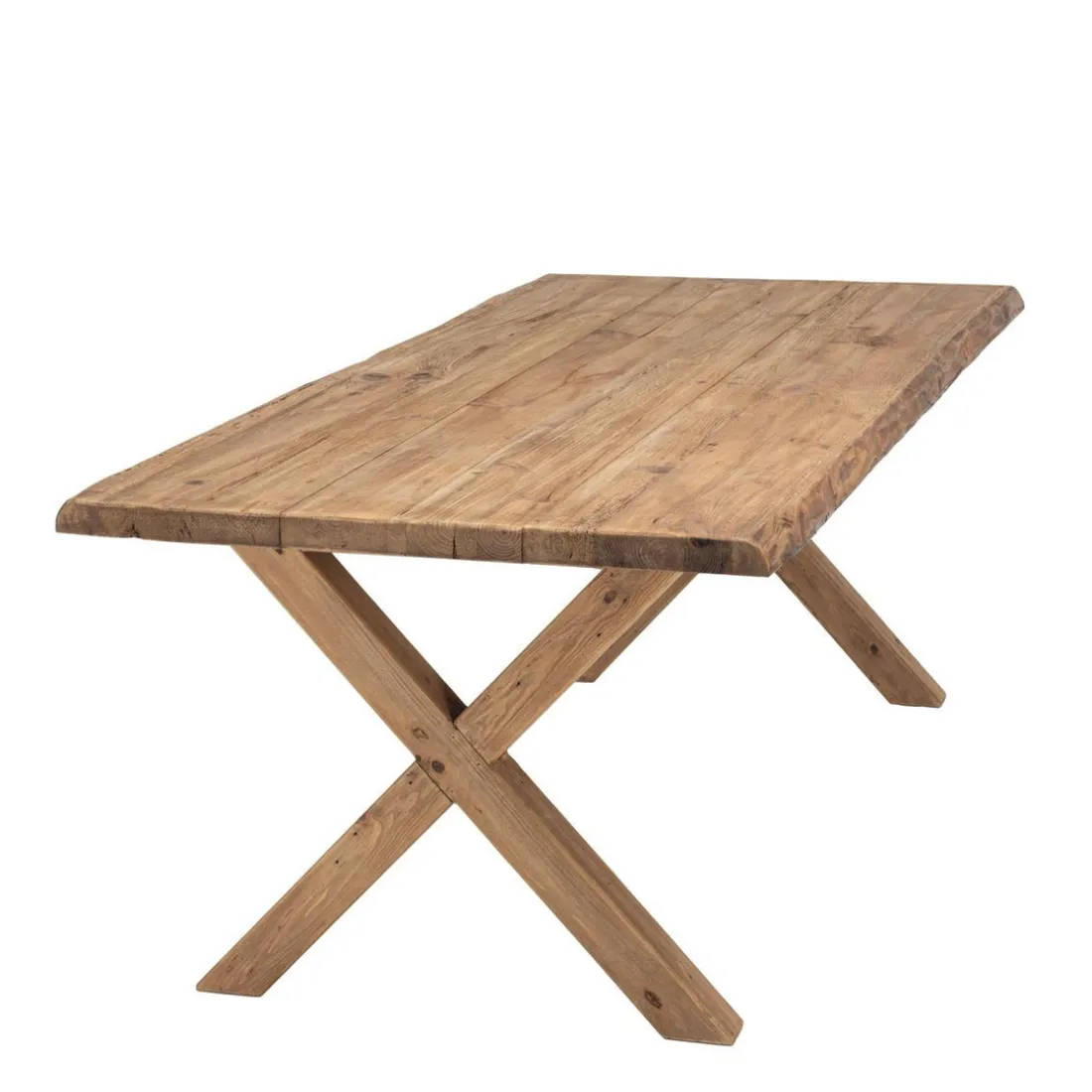 Table à manger rectangulaire bois Pin recyclé.