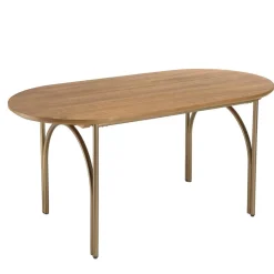 Table à manger YSEULT bois Peuplier 160x80cm