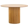Table a Manger 6 personnes Ronde Bois Marron