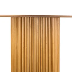 Table a Manger 6 personnes Ronde Bois Marron