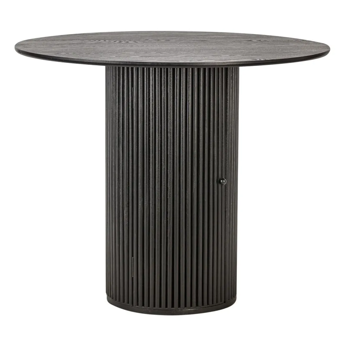 Table a Manger 4 personnes Ronde Bois Noir